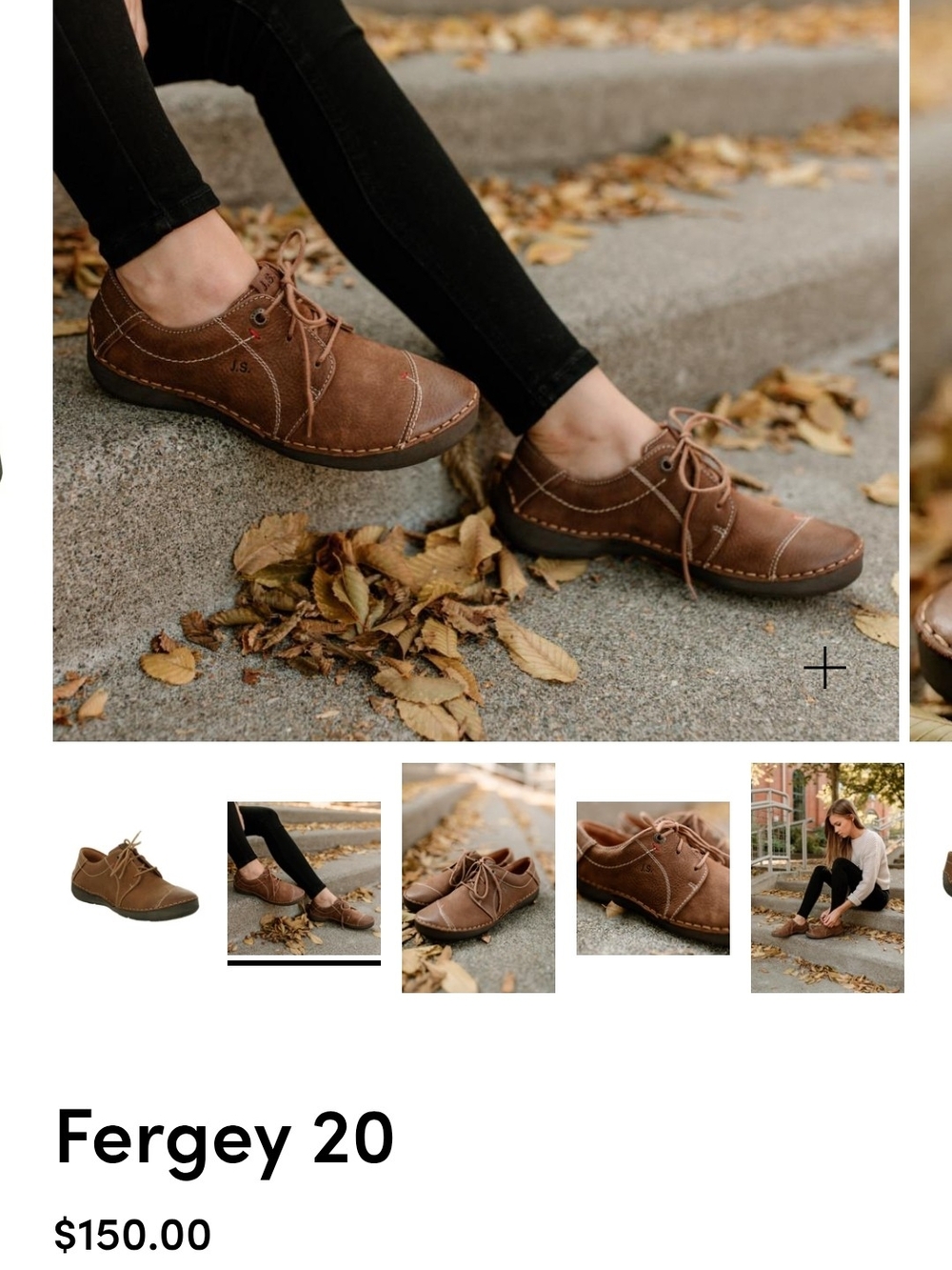 Josef Seibel Fergey 20 casual lace-up shoes in the brown Castagne color